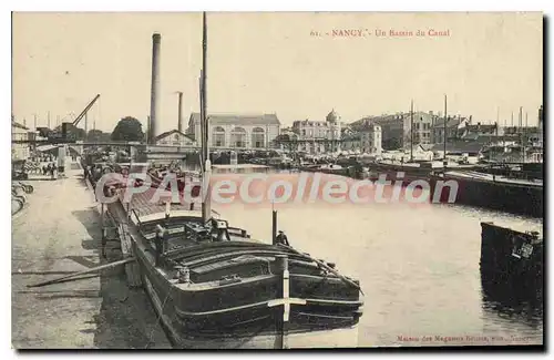 Cartes postales Nancy Un Bassin Du Canal