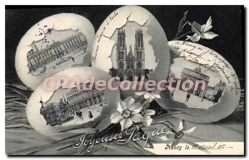 Cartes postales Nancy joyeuses p�ques