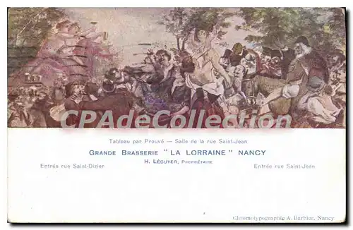 Cartes postales Nancy Grande Brasserie La Lorraine