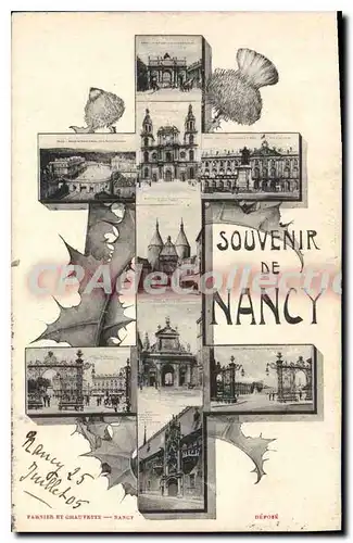 Cartes postales Souvenir De Nancy