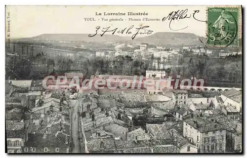 Cartes postales TOUL Vue Generale Plateau D'Ecrouves