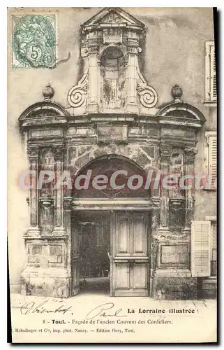 Cartes postales Toul Facade De I'Ancien Couvent Des Cordeliers