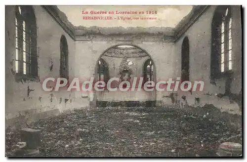 Cartes postales Rehainviller L'Eglise Vue Interieure