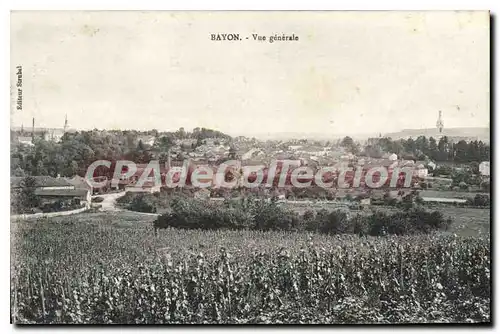 Cartes postales Bayon Vue Generale