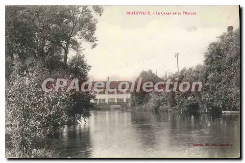 Cartes postales Blainville Le Canal De La Filature