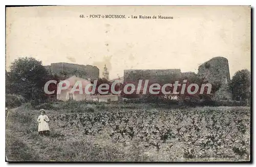 Cartes postales Pont A Mousson Les Ruines De Mousson