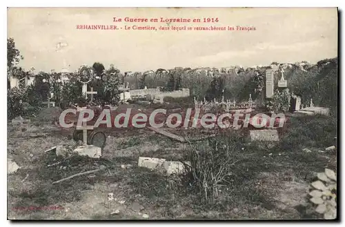 Cartes postales Rehainviller Le Cimetiere