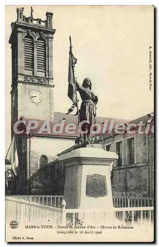 Cartes postales Mars La Tour Statue De Jeanne D'Arc