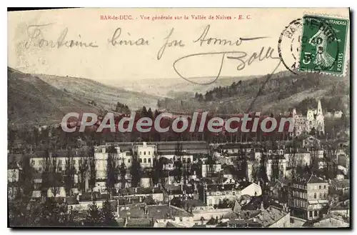 Cartes postales Bar Le Duc Vue Generale Sur La Vallee De Naives