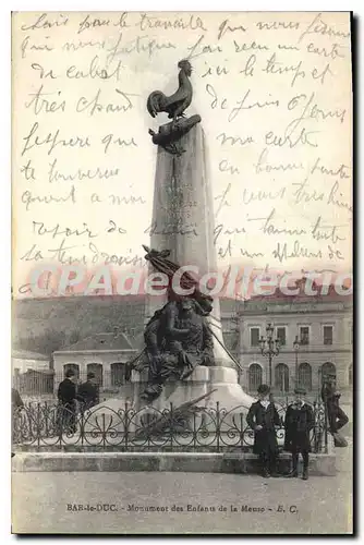 Cartes postales Bar Le Duc Monument Des Enfants De La Meuse