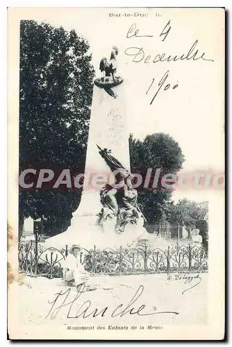 Ansichtskarte AK Bar Le Duc Monument Des Enfants De La Meuse