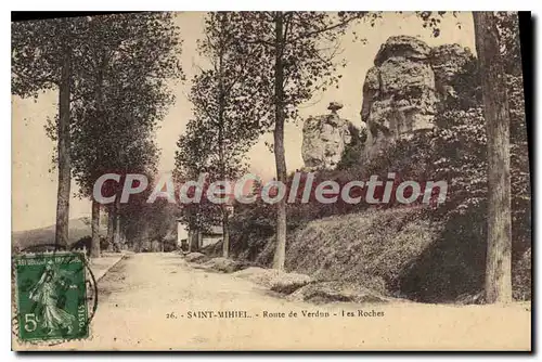 Cartes postales Saint Mihiel Route De Verdun