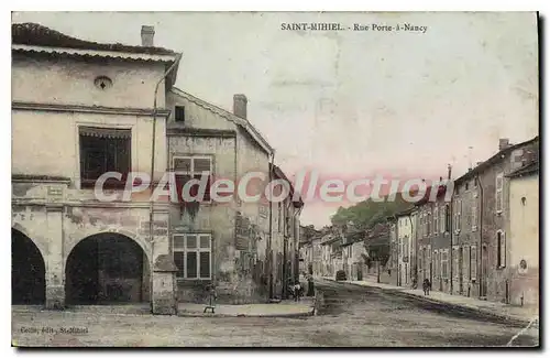 Cartes postales Saint Mihiel Rue Porte A Nancy