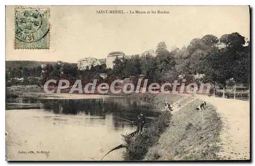 Ansichtskarte AK Saint Mihiel La Meuse Et Les Roches