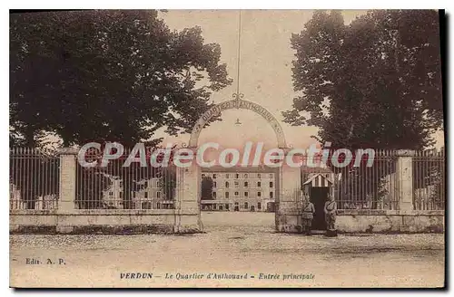 Cartes postales Verdun Le Quartier D'Anthouard Entree