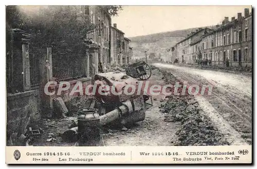 Cartes postales Verdun Bombarde