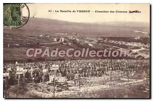 Cartes postales Verdun La Bataille Cimetiere Des Citernes