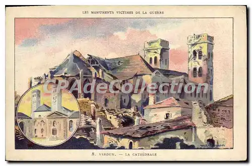 Cartes postales Verdun La Cathedrale