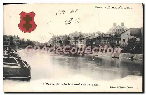 Cartes postales Verdun La Meuse Dans La Traversee