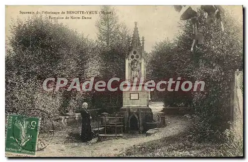 Cartes postales Benoite Vaux Fontaine De Notre Dame