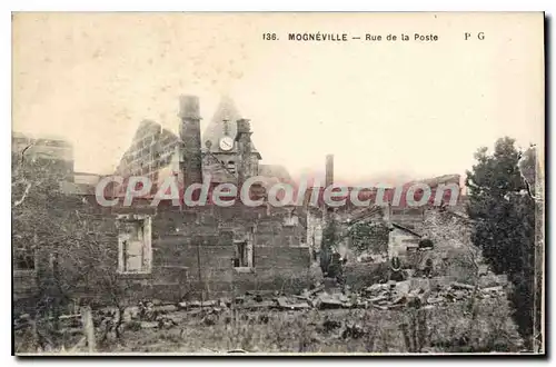 Cartes postales Mogneville Rue De La Poste