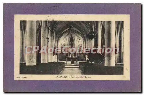 Cartes postales Sampigny Interieur De I'Eglise