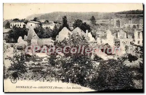 Ansichtskarte AK Dombasle En Argonne Les Ruines