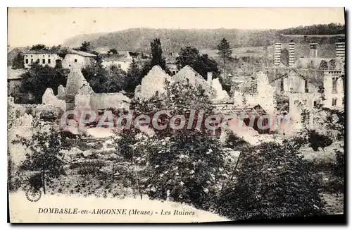Cartes postales Dombasle En Argonne Les Ruines