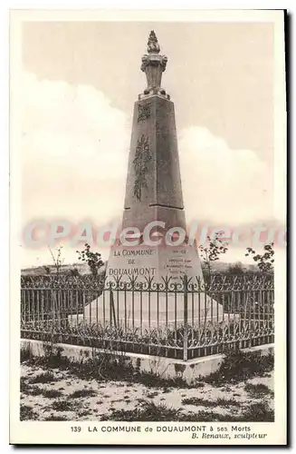 Cartes postales La Commune De Douaumont Ses Morts