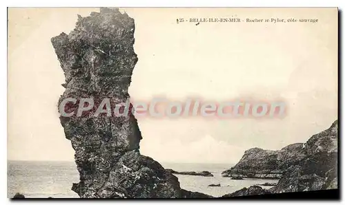 Cartes postales Belle Ile en Mer Rocher le Pylor cote Sauvage