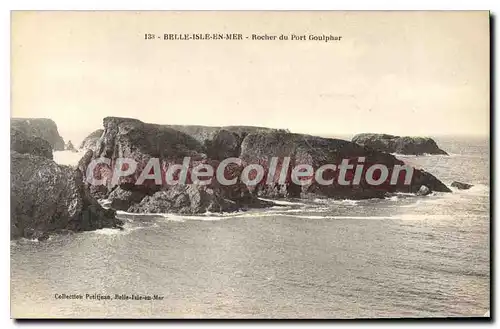 Ansichtskarte AK Belle Isle en Mer Rocher du Port Goulphar