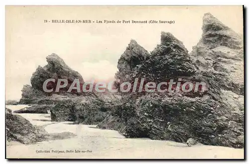 Cartes postales Belle Isle en Mer Les Fjords de Port Donnant