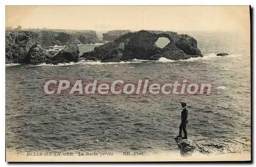 Cartes postales Belle Isle en Mer La Roche Percee