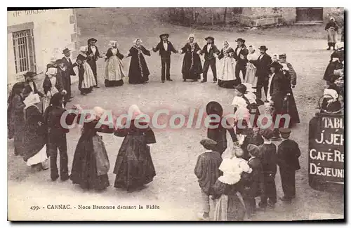 Cartes postales Carnac Noce Bretonne Dansant La Rid�e