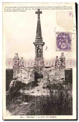 Cartes postales Carnac La Croix Des Emigres