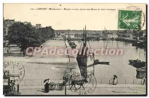 Cartes postales Lorient Bassin A Flot Cours Des Quais