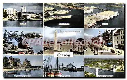 Cartes postales Lorient port �glise ch�teau