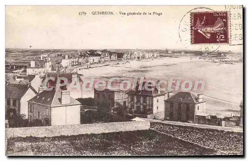 Cartes postales Quiberon Vue Generale De La Plage