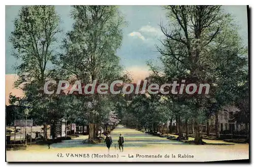 Ansichtskarte AK Vannes La Promenade De La Rabine