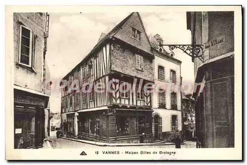 Cartes postales Vannes Maison Gilles De Bretagne