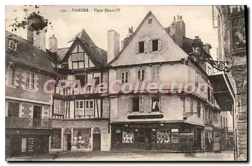 Cartes postales Vannes Place Henri IV