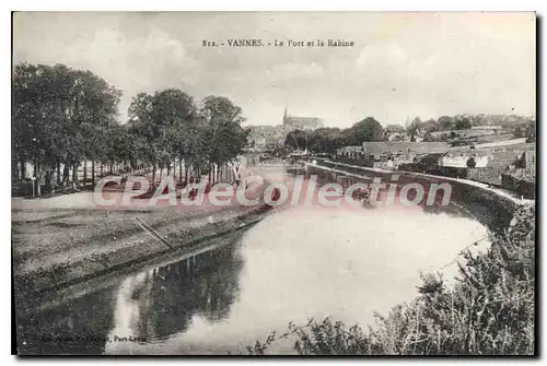 Ansichtskarte AK Vannes Le Port Et La Rabine