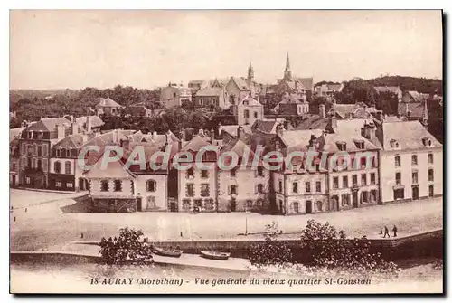 Ansichtskarte AK Auray Vue Generale Du Vieux Quartier St Goustan