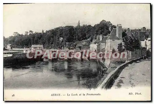 Cartes postales Auray Le Loch Et La Promenade