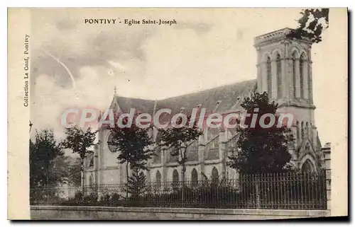 Cartes postales Pontivy Eglise Saint Joseph