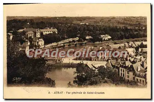 Cartes postales Auray Vue Generale De Saint Goustan