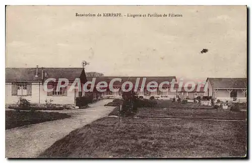 Cartes postales sanatorium de Kerpape Lingerie Et Pavillon De Fillettes