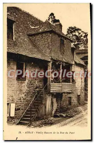 Cartes postales Auray Vieille Maison De La Rue Du Pav�