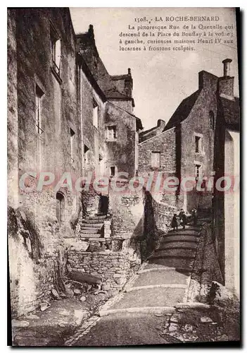 Cartes postales La Roche Bernard La Pittoresque Rue De La Quenelle