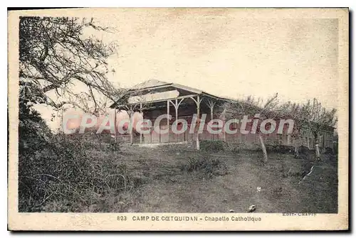 Cartes postales Camp De Coetquidan Chapelle Catholique